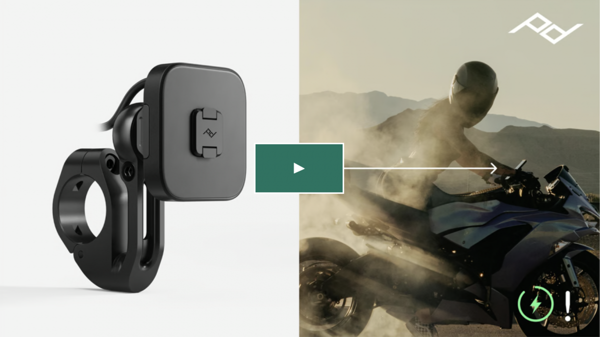 Peak Design – Le nouveau système de fixation pour moto avec chargement ultra-rapide Qi2