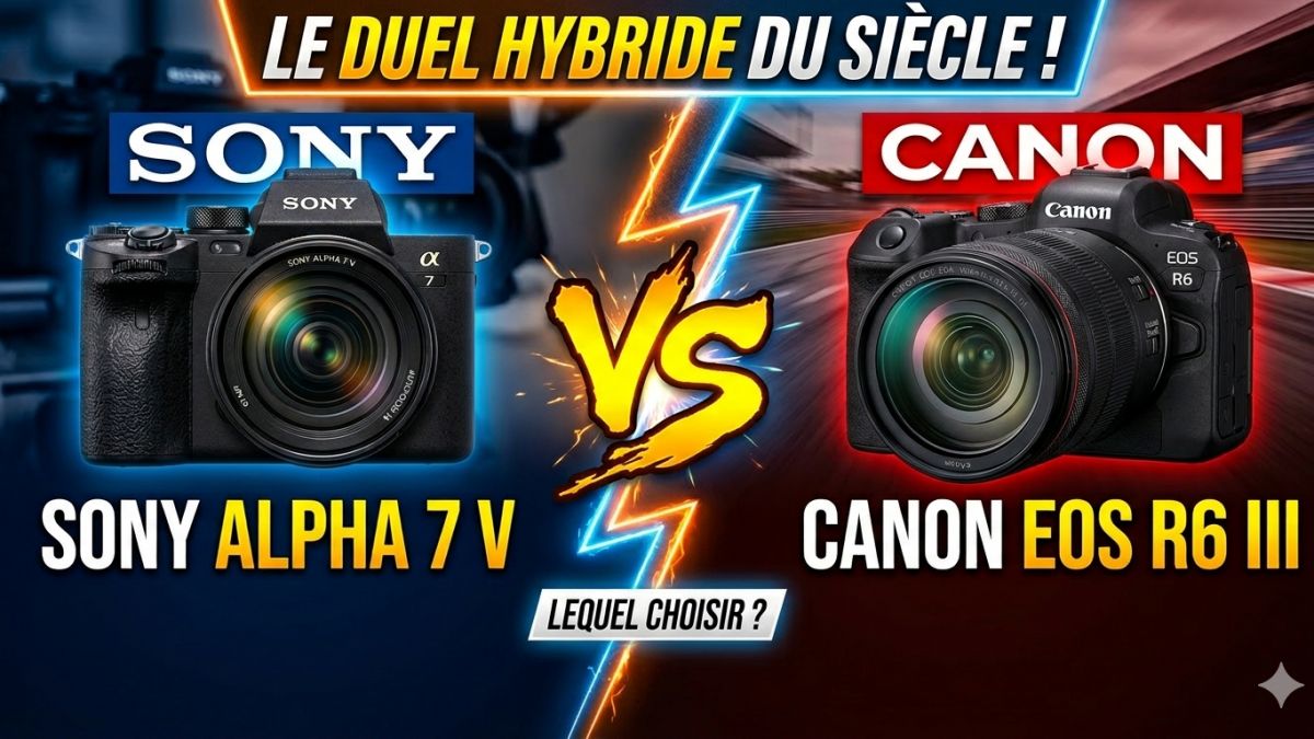 Sony A7 V vs Canon EOS R6 Mark III : lequel choisir en 2026 ?